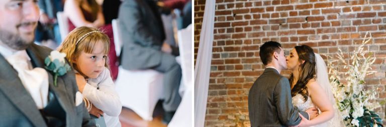 A winter wedding at cooling castle barn