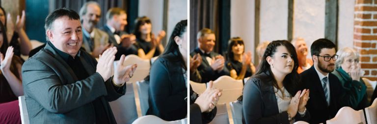 A winter wedding at cooling castle barn